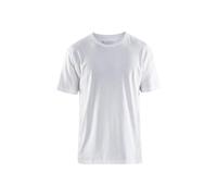 Blaklader Lot de 5 T-Shirts de Travail 3625 Blanc XL - Vêtements de Travail