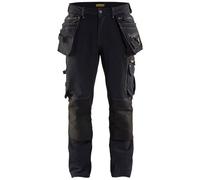 BLAKLADER Pantalon stretch 4D poches flottantes X1900 - 19981644 - Noir - 58 - Jambes courtes