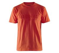 Blaklader T-shirt 3D 3531-1042, Orange/rouge, XXL
