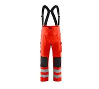 Blakläder 1302200355004XL Level 2 Pantalon de pluie haute-visibilité, Rouge, 4XL