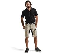 Blakläder 144918452799C52 Short avec panneaux élastiques Taille C52 Gris Pierre/Noir