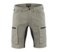 Blakläder 144918452799C58 Short avec panneaux élastiques Taille C58 Gris Pierre/Noir