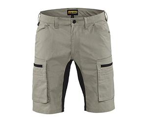 Blakläder 144918452799C58 Short avec panneaux élastiques Taille C58 Gris Pierre/Noir