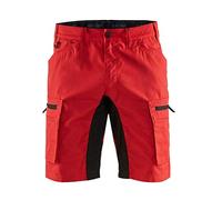 Blakläder 144918455699C48 Short de Service Stretch Taille Rouge/Noir, C48