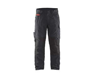 Blakläder 149513309956C148 Pantalon de Service Taille Noir/Rouge, C148