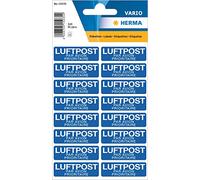 Herma Étiquettes "Par Avion" 15035 – Lot de 320, 12 x 40 mm, bleu