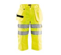 Blakläder 153918043300C46 High vis Pantacourt classe 2 Taille C46 Jaune
