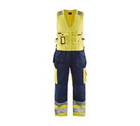 Blakläder 265318043389C44 High Vis Combinaison sans manches Taille C44 Jaune/Marine Bleu