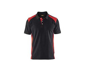 Blakläder 332410509956XL Chemise polo Taille XL Noir/Rouge