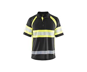 Blakläder 333810519933XS Polo haute visibilité, Noir/Jaune, Taille XS