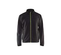Blakläder 336225269933M Sweat zippé, Noir/jaune, M