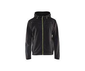 Blakläder 336325269933M Sweat zippé, Noir/jaune, M