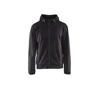 Blakläder 3363252699984XL Sweat zippé, Noir/gris Foncé, 4XL
