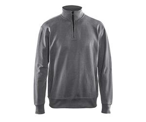 Blakläder 336911589400XXL Sweat col Camionneur Taille XXL Gris