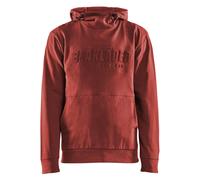 Blåkläder 353011585909M - Sweat à capuche imprimé 3D - M - Rouge brique