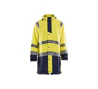 Blakläder 432420003389XS Veste de pluie haute-visibilité "Level 1" Taille Jaune/Bleu Marine, XS