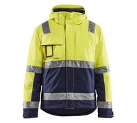 Blakläder BLAKLÄDER Blouson d'hiver de signalisation, jaune / bleu marine, Taille unisexe: XL Quantité:1