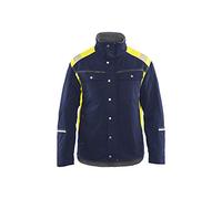 Blakläder 491513708833M Veste Artisan d'hiver Taille Bleu Marine/Jaune, M