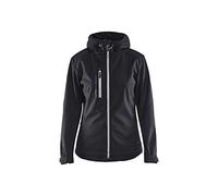 Blakläder 491925179992M Veste softshell pour femme, Noir/Argent, Taille M