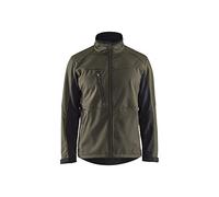 Blakläder 495025164599S Veste softshell, Vert Olive Foncé/noir, Taille S