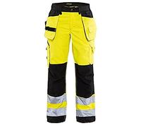 Pantalon artisan haute-visibilité femme Blåkläder 7156 Jaune fluo/Noir Blaklader - 715618113399C 52