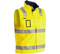 Blakläder 850518043389S High Vis Gilet class 2 Taille S Jaune/Marine Bleu