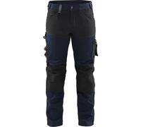 Pantalon artisan Blaklader stretch 1799 noir et bleu marine - 179918608699C 52