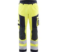 Pantalon Artisan Multinormes Jaune-Fluo/Marine 15781514 - Taille au choix