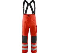 Pantalon pluie à bretelles haute-visibilité niveau 2 13022003 - Couleur et taille au choix