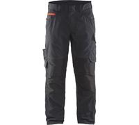 Blakläder Blakläder Pantalon de maintenance Service Plus, Noir / rouge, Taille de confection DE: 50 Quantité:1
