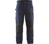 Blaklader 14951330 Shorts de service avec poches à ongles, Marine noire/Noir, taille C56