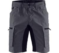 Blakläder Short de travail Stretch Gris moyen/Noir Taille 48