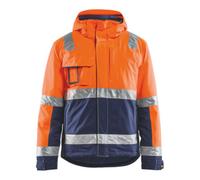 Blakläder BLAKLÄDER Blouson d'hiver de signalisation, orange / bleu marine, Taille unisexe: XL Quantité:1