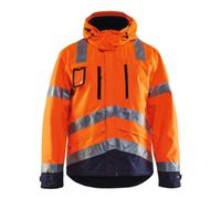 Blakläder Blakläder Blouson fonctionnel de signalisation, orange / bleu marine, Taille unisexe: L Quantité:1