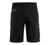 Blakläder Blakläder Shorts de maintenance Service Plus, Noir / rouge, Taille de confection DE: 48 Quantité:1