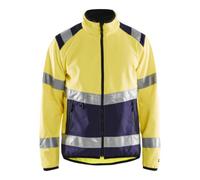 Veste softshell Haute-visibilité Blåkläder 4877 Jaune fluo/Marine Blaklader - 487725163389