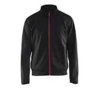 Blakläder Blakläder Veste de survêtement Service Plus, Noir / rouge, Taille unisexe: XL Quantité:1