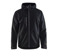 Blakläder Blakläder Veste softshell, noir / argent, Taille unisexe: XL Quantité:1