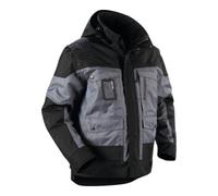 Veste Hiver Bicolore-Gris-Noir-XL