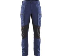 Blaklader 71591845 PANTALON DE SERVICE POUR DAMES EN STRETCH, Bleu marine / Noir, taille C42