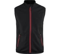 Blakläder 385025169956L Gilet softshell, Noir/rouge, Taille L