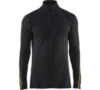 Blåkläder Maillot de corps ignifugé Half-Zip 68% Mérino 47961075 3XL