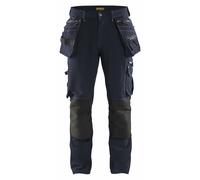 Blåkläder Pantalon X1900 Artisan Stretch 4D - C46 - Marine Foncé/Noir
