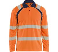 Blåkläder Polo à manches longues High Vis UV 35981013 M