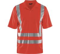 Blaklader 33911011 POLO UV HAUTE VISIBILITÉ, Haute visibilité rouge, taille XL