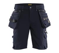 Blåkläder Short X1900 Artisan Stretch 4D - C52 - Marine Foncé/Noir