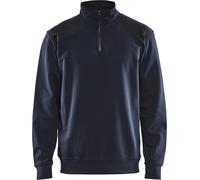 Blåkläder Sweatshirt demi-zip bicolore 33531158 3XL