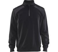 Blåkläder Sweatshirt demi-zip bicolore 33531158 M