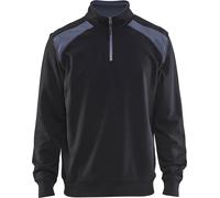 Blåkläder Sweatshirt demi-zip bicolore 33531158 XS