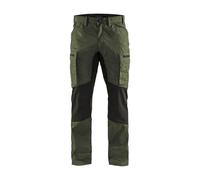 Blakläder Travail ceinture pantalon jardinier en 1454, couleur:vert/noir;pointure:40
